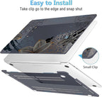Mektron for MacBook Air 13 Case A1466/A1369, Snap-on Plastic Hard Shell Cover - Image 3