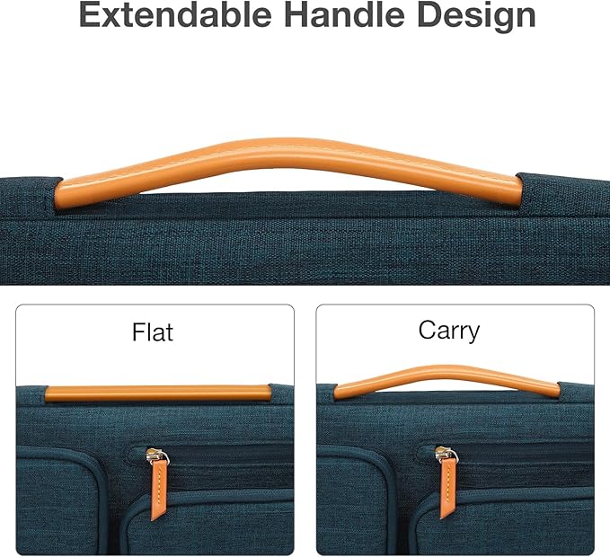MOSISO 360 Protective Laptop Case 15 inch, 15 inch Laptop Sleeve Compatible - Image 5