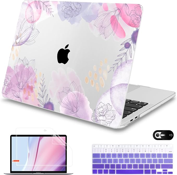 Mektron for MacBook Air 13 Case A1466/A1369, Snap-on Plastic Hard Shell Cover by Mektron