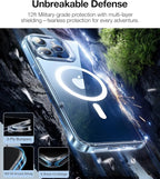 TORRAS Magnetic Kickstand for iPhone 15 Pro Case, Dual Camera Protection - Image 3