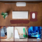 MOSISO Wrist Rest Support for Mouse Pad & Keyboard Set, Ergonomic Mousepad - Image 6