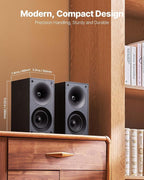 VEVOR Passive Bookshelf Speaker, Book Shelf Stereo Speakers - Image 5