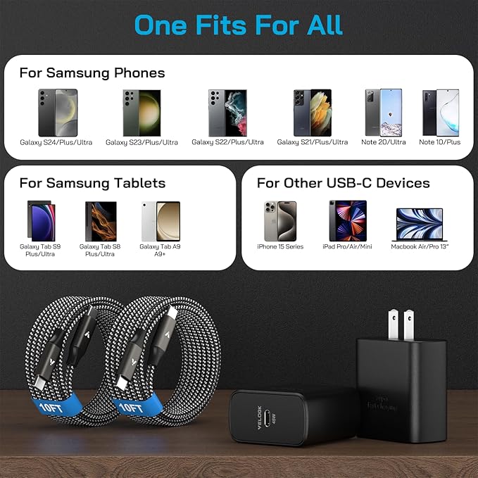 45W Super Fast Charger USB C, 45 Watt Type-C Android Phone Charger Fast - Image 4