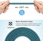 RoFI Micro USB Cable 15ft with 3A Fast Charging Extra Long and Extremely - Image 3