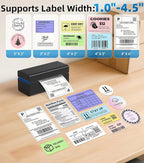 ORGSTA Bluetooth Thermal Shipping Label Printer T001-Plus Wireless 4x6 Shipping - Image 4