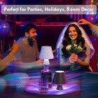 WILIT Wireless Bottle Lamp Shade, RGB Color Changing LED Night Light, Mood - Image 2