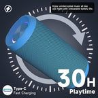 Ortizan Portable Bluetooth Speakers, IPX7 Waterproof Wireless Speaker - Image 3