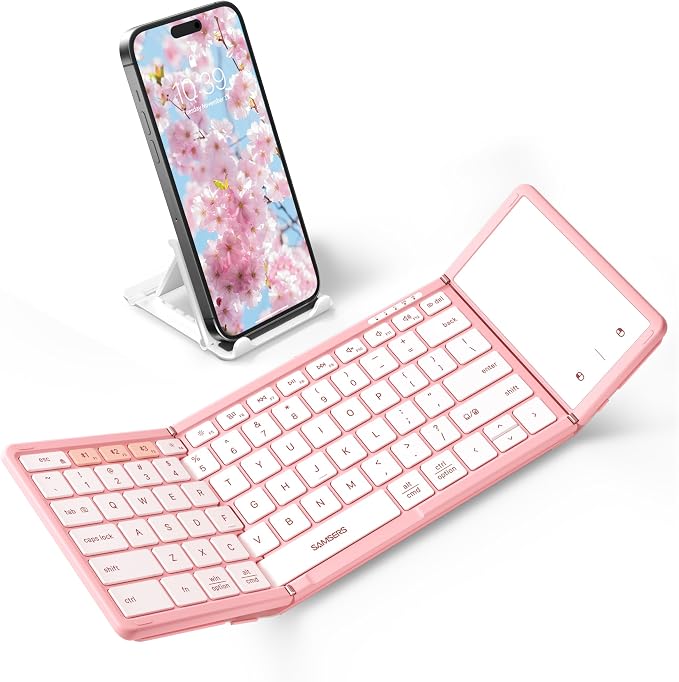 Samsers Foldable Bluetooth Keyboard by HOME