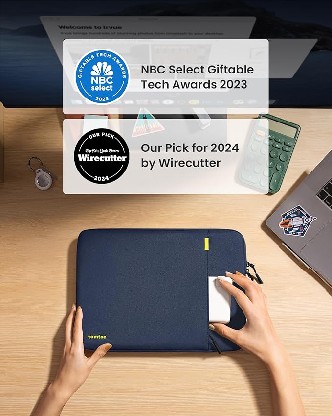 tomtoc 360° Protective Laptop Sleeve - Image 2