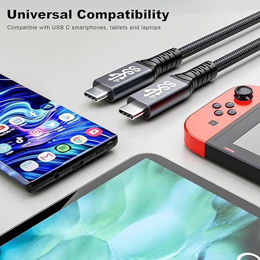 usb c 3.1 cable, usb c 10gbps type c data transfer cable 4K Video Output 100W - Image 6