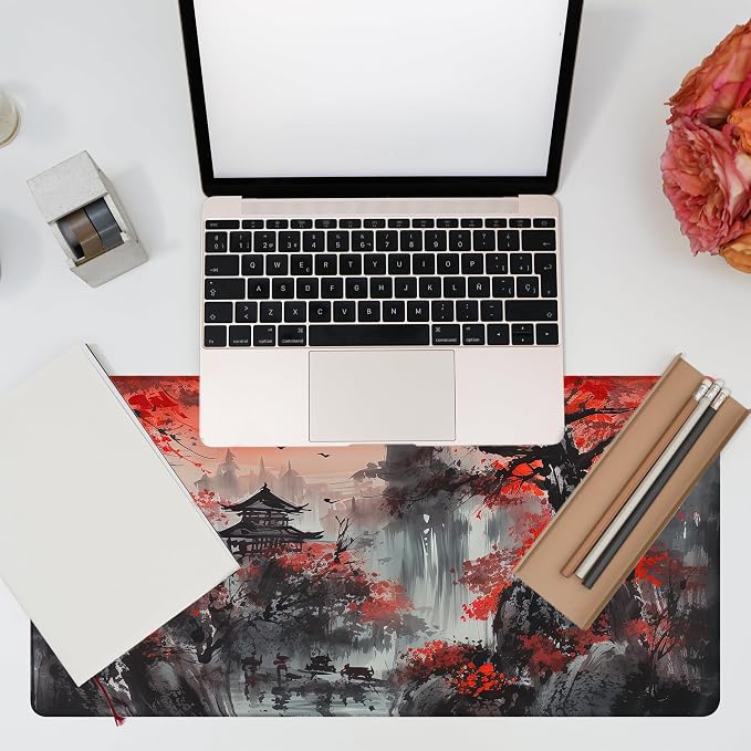 Desk Mat, Ink Painting Large Gaming Mouse Pad - Image 7