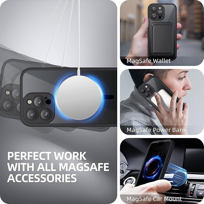 BERFY Magnetic for iPhone 14 Pro Max Case, Compatible - Image 6