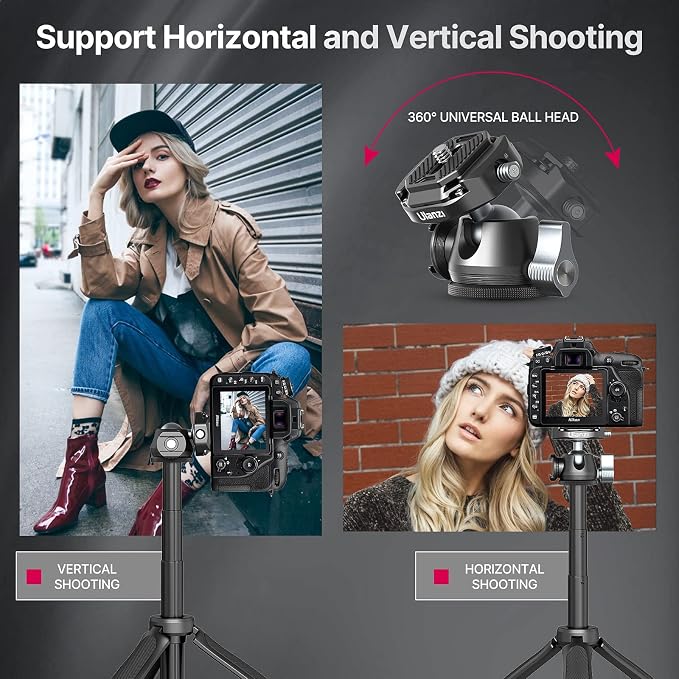 ULANZI Camera Tripod, MT-46 Aluminum Alloy Phone Tripod - Image 5