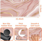 Mouse Pad Large Liquid Marble Non-Slip Gaming Desk Mat - Image 3