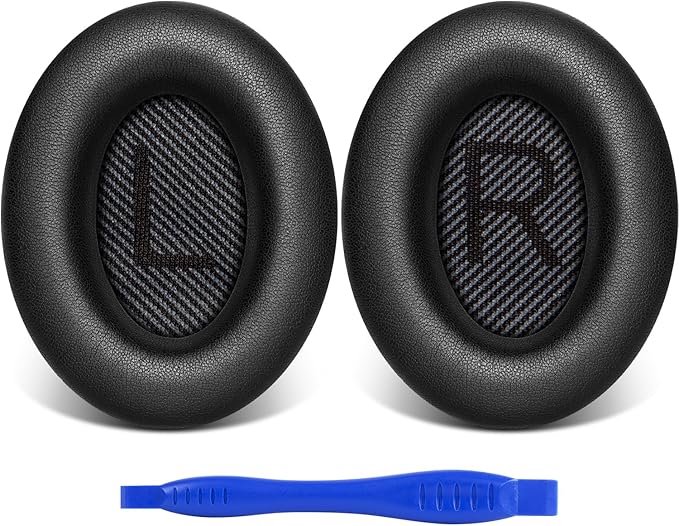 Link Dream Ear Pads for Bose Quiet Comfort 35 Soft Protein Leather Replacement by LinkDream