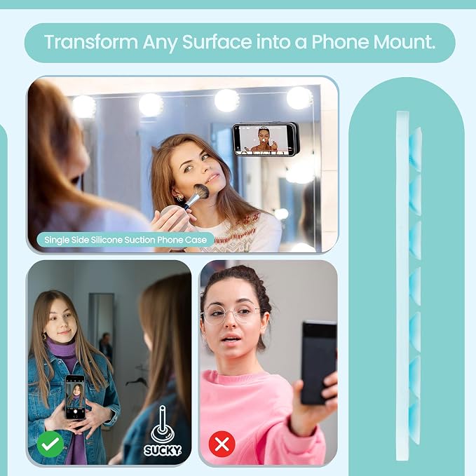 SUCKY Silicone Suction Phone Case Adhesive Mount - Image 3