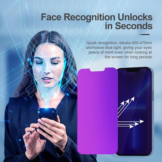 Compatible for iPhone 12/iPhone 12 Pro Privacy Screen Protector 6.1 Inch - Image 6