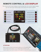 3000 Watt Inverter Pure Sine Wave DC 24V to 110V/120V AC Power Inverters - Image 4