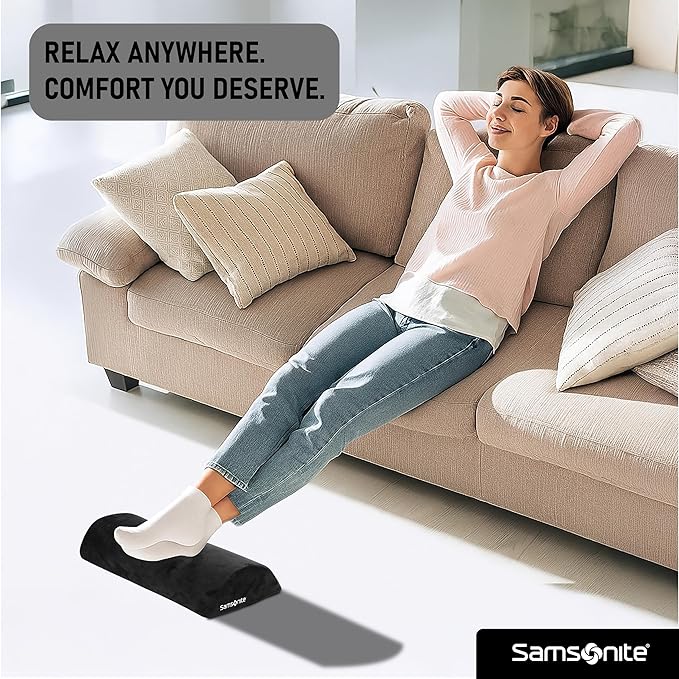 Samsonite Foot Rest for Under Desk at Work – Ergonomic Foot Stool for Couch – - Image 9