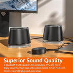 Amazon Basics Bluetooth Computer Speakers - Image 6