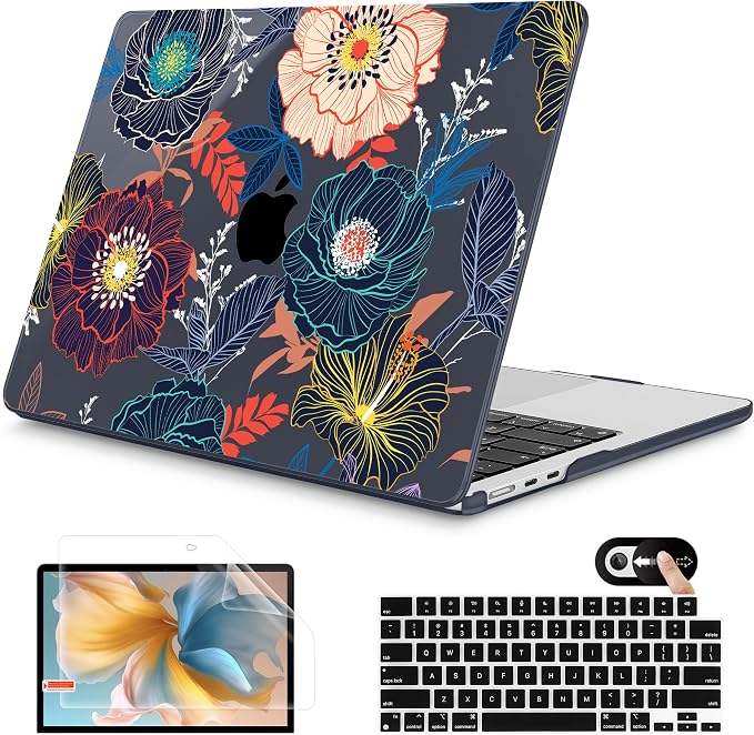 Mektron for 2025 M4 MacBook Air 13.6 Inch A3240 Case Fits 2023 A2681 M2 2024 by Mektron
