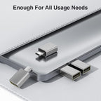 Elebase USB C Adapter for New iPhone 16 4Pack, USBC Male to USB 3.0 Female - Image 6