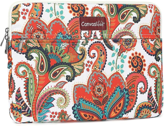 Canvaslove Paisley Laptop Sleeve Case Bag by Canvaslove