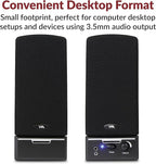 Cyber Acoustics CA-2014 Computer Speakers, Full Stereo Sound, Convenient - Image 2
