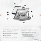 URBAN ARMOR GEAR UAG Designed for Microsoft Surface Pro 11/10/9 Case Plasma - Image 2