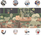 Cute Desk Mat Kawaii Bear Mousepad Cute Anime Plant Desk Protector, Kawai - Image 6