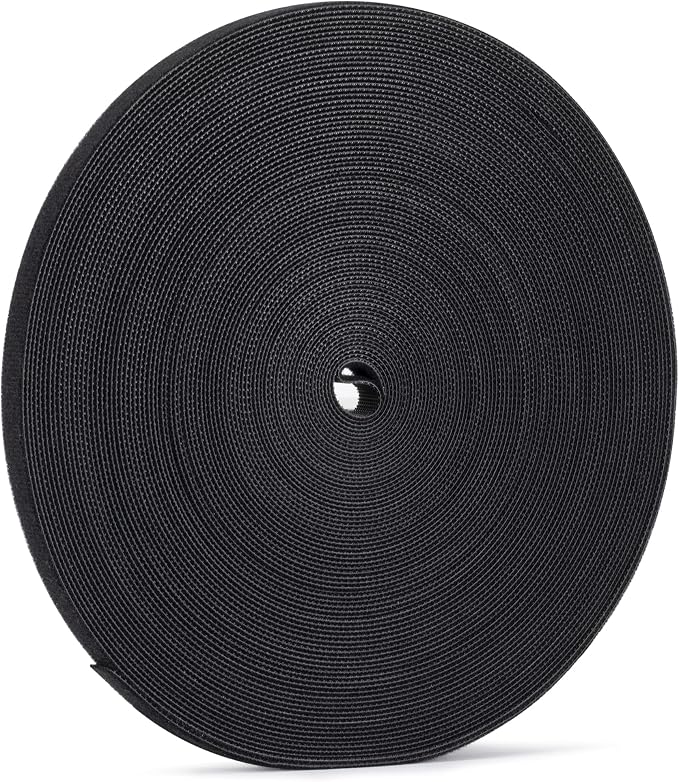 1/2 inch Reusable Fastening Tape Cable Ties Double-Sided Hook-and-Loop Cable by XINYIBOImportExportCo
