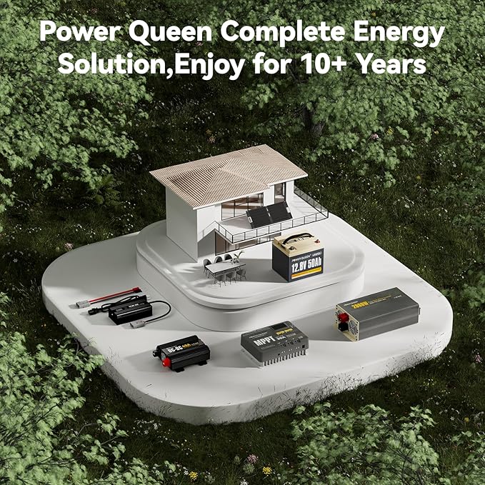 Power Queen 12V 50Ah LiFePO4 Lithium Battery, Portable Deep Cycle Lithiumn - Image 7