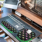 2-in-1 Ergonomic Set, Wave Keyboard Wrist Rest and Massage Slope Mouse Pad - Image 5
