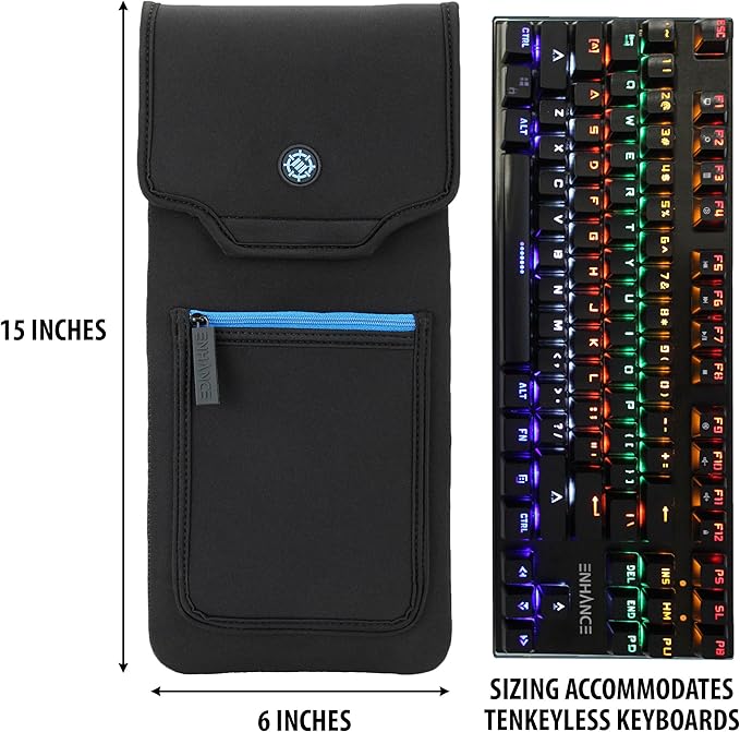 ENHANCE Keyboard Sleeve Travel Case - Image 2