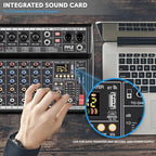 Pyle Professional Bluetooth DJ Audio Mixer - Image 5