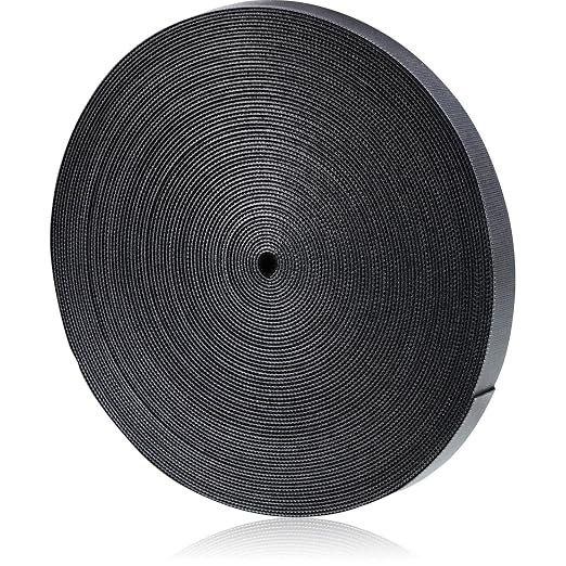 WILLBOND 3/4 Inch x 90ft Fastening Tape Cable Ties Reusable Fastening Nylon by Willbond+Technology+Limited