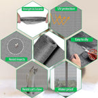 QWR Pet Proof Window Screen and Screen Door Replacement - Image 6