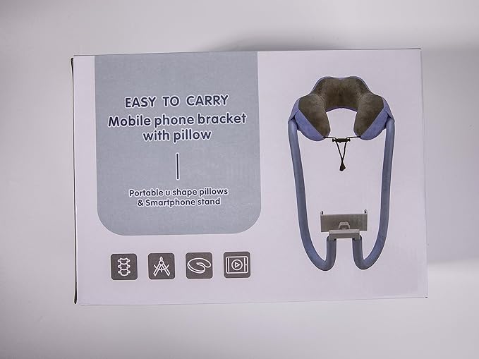 MoKo Neck Phone Holder, 360 Rotatable Gooseneck Pillow Stand, Fits 4"-11" - Image 9