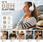 MIDOLA Bluetooth Headphones Over Ear 68H Playtime 6 EQ Wireless Headset - Image 2