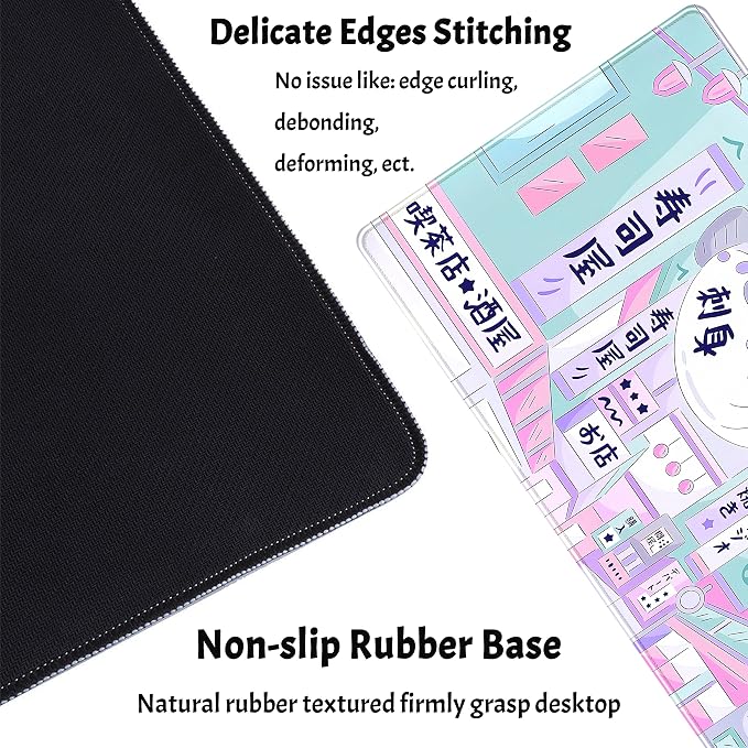 Pastel Tokyo Street Cute Desk Mat - Image 5