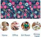 Colorful Flowers Gaming Mouse Pad 3mm Thick Stitched Edge Waterproof Non-Slip - Image 5