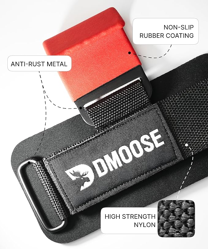 DMoose Fitness Weight Lifting Hooks - Image 3