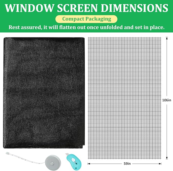 Windows Screen Replacement and Screen Door Repair Kit - Image 2