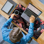 Cute Sakura Dragon Gaming Mouse Pad Kawaii XXL Large Extended Anime Desk Mat - Image 6