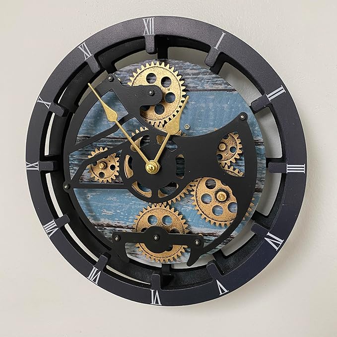 ImprovingLife The Gears Clock Desk Clock 10 inches - Image 2