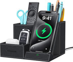 Wireless Charger with Desk Organizer, Pen Pencil Holder, Office Supplies and by Investme