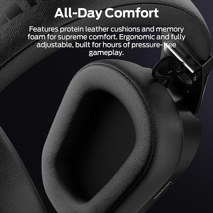 Monster Mission ANC200 Wireless Gaming Headset, 7.1 Virtual Surround Sound - Image 6