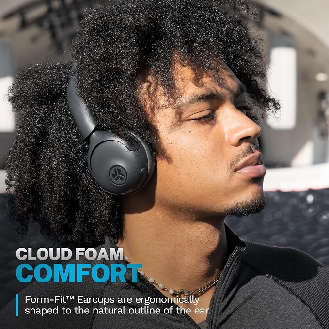 JLab Go Lux ANC Wireless Headphones, Hybrid Active Noise Cancelling, Premium - Image 5