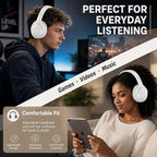 MIDOLA Bluetooth Headphones Over Ear 68H Playtime 6 EQ Wireless Headset - Image 8