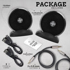 Bluetooth Speaker Set: Wireless Stereo Dual Pairing Portable Twin TWS System - Image 9